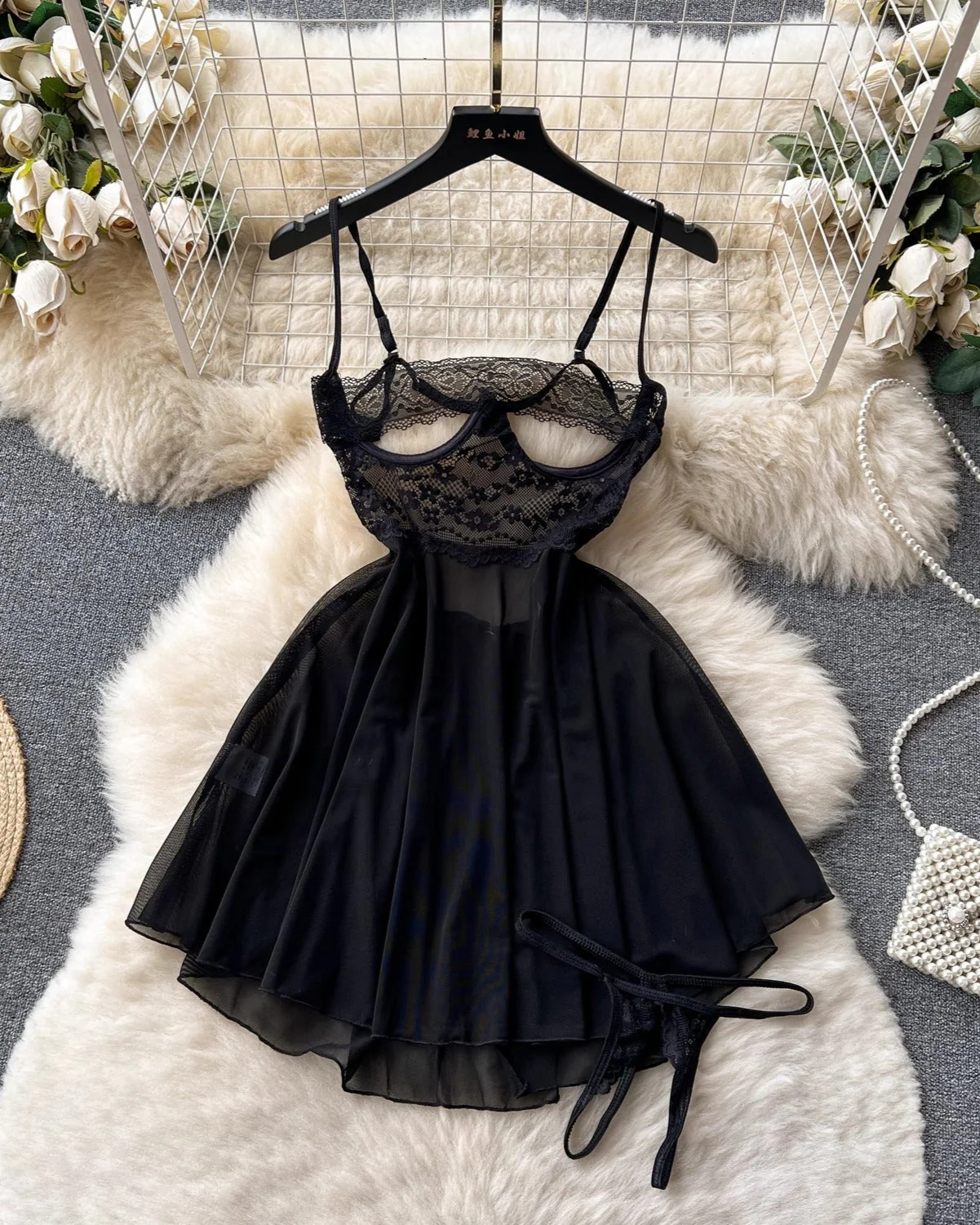 Midnight Whispers Negligee Lingerie - Image 5