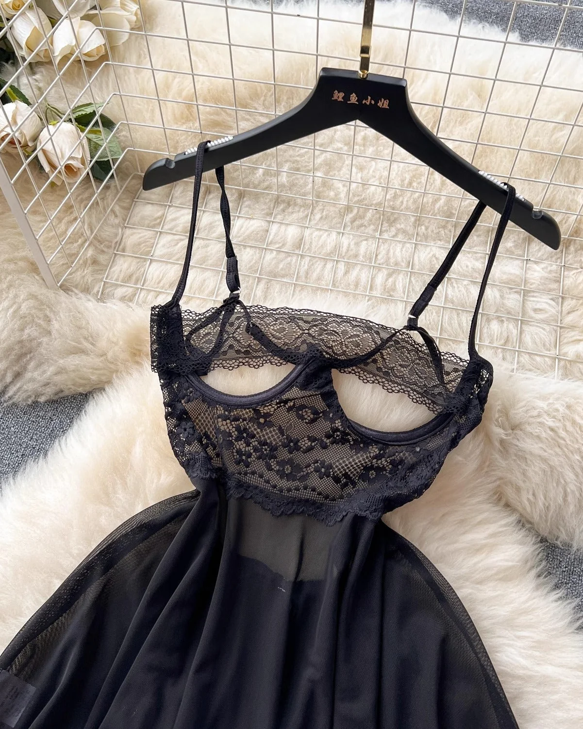 Midnight Whispers Negligee Lingerie - Image 8