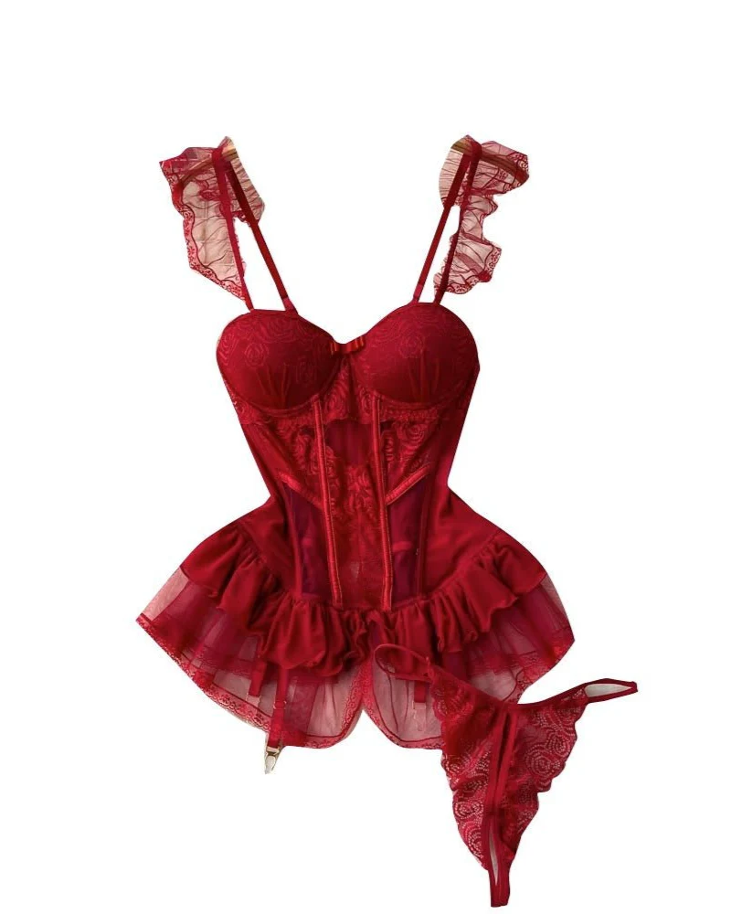 Slay the Scene Bustier Lingerie Set - Image 13