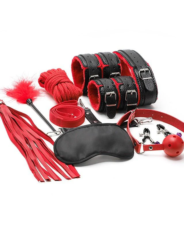 Intimate Control Red and Black 10 Piece Fantasy Set - Image 4