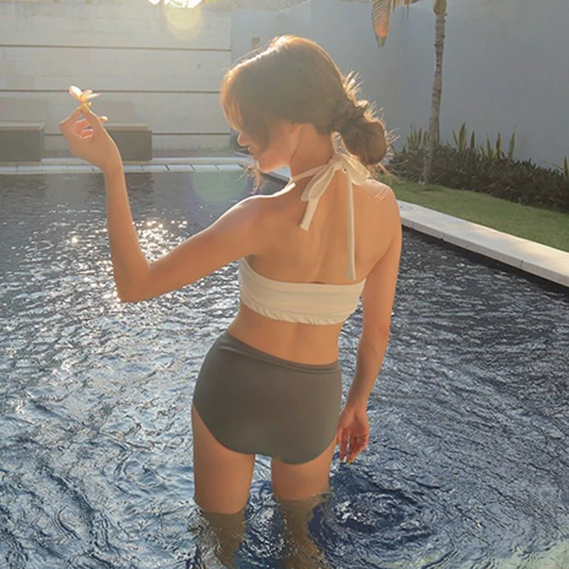 Johanna Two Piece Piece High Waist Bikini Swim Suit Set - Image 3