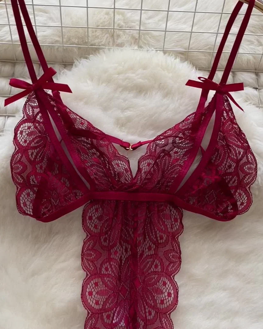 Twilight Desire Lace Teddy Lingerie - Image 10