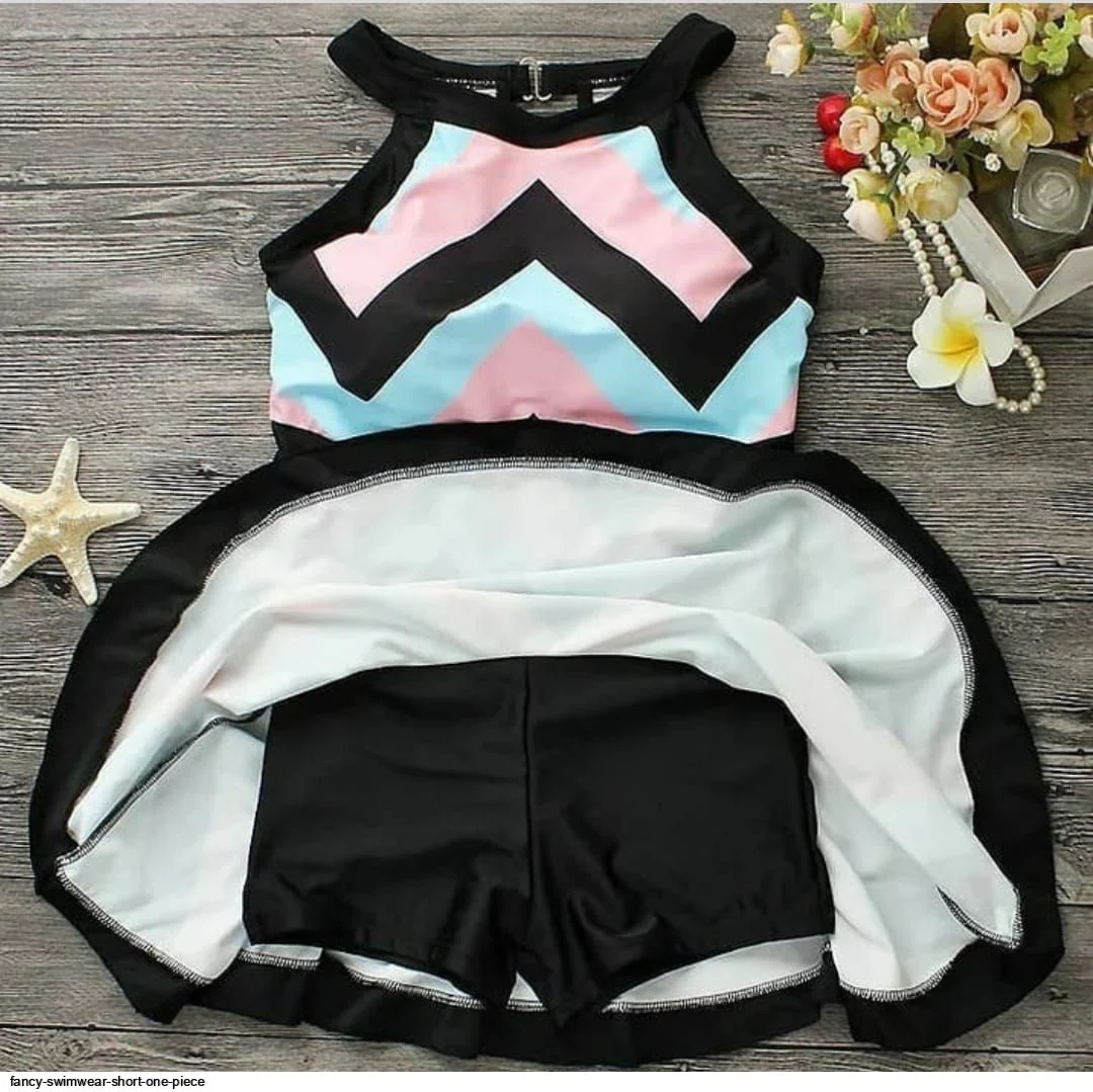 Kimberly Aztec Print One Piece Monokini Swimsuit - Image 4