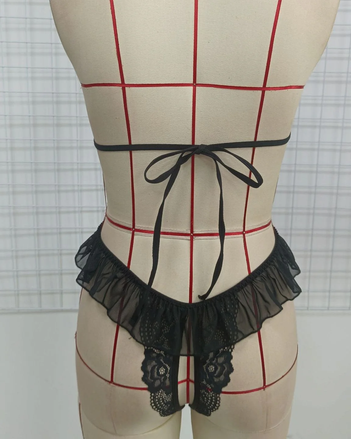 Rosette Ruffle Allure Plus Size Lingerie - Image 6