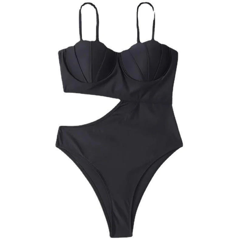 Mylah One Piece Monokini Swimsuit - Image 4