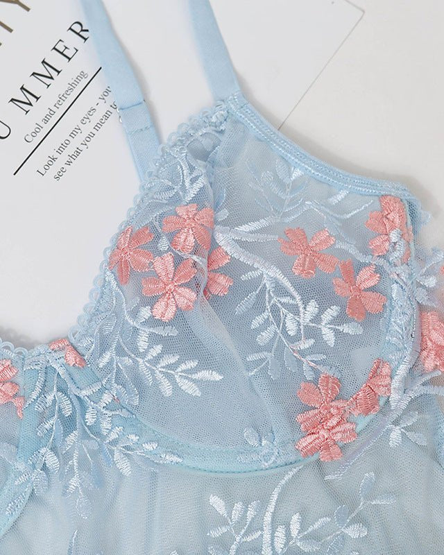 Bluebell Bliss Two Piece Lingerie - Image 5