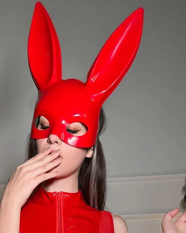 Rouge Fantasy Bunny Roleplay Mask - Image 4