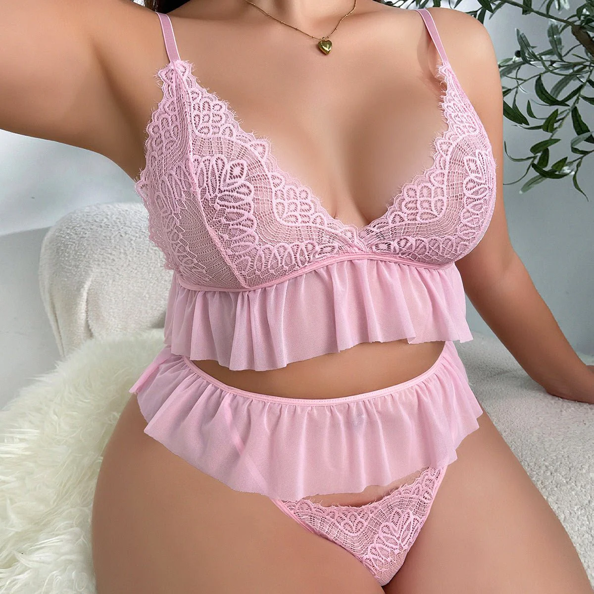 Tickled Pink Plus Size Lingerie - Image 4