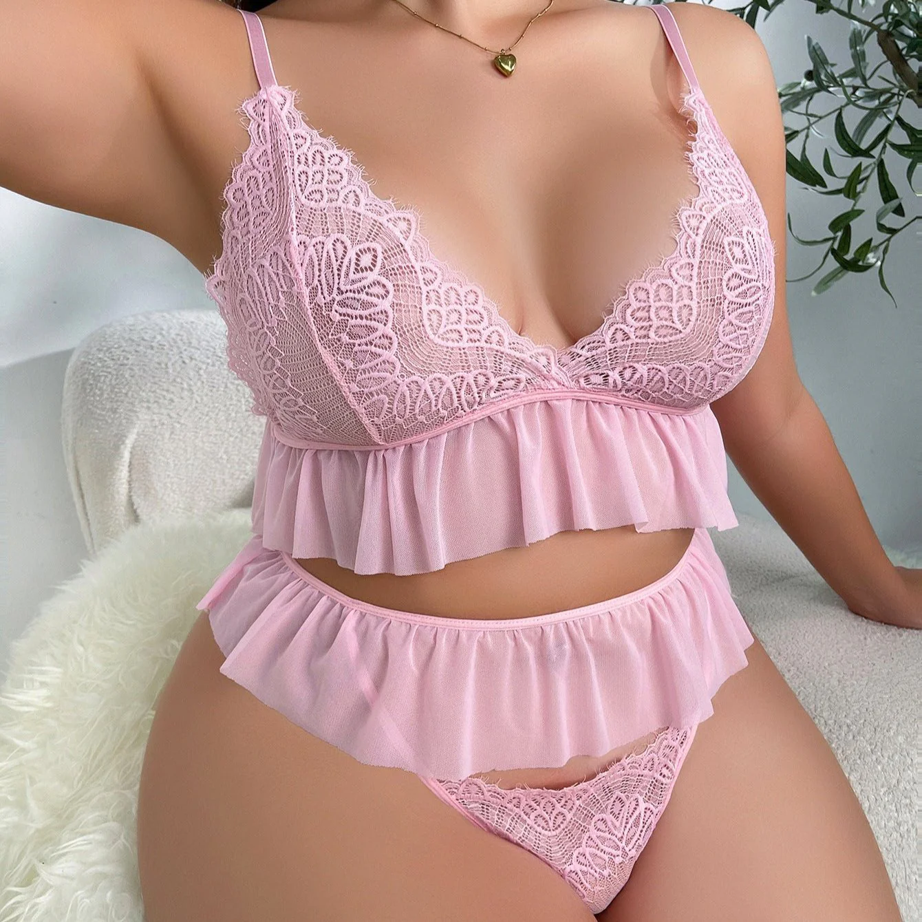 Tickled Pink Plus Size Lingerie - Image 6