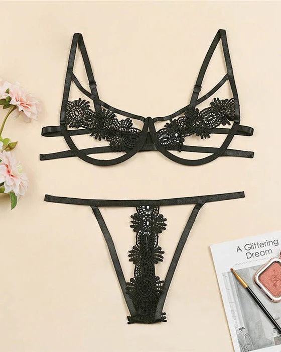 Keep Him Wanting More Two Piece Lingerie - Image 6