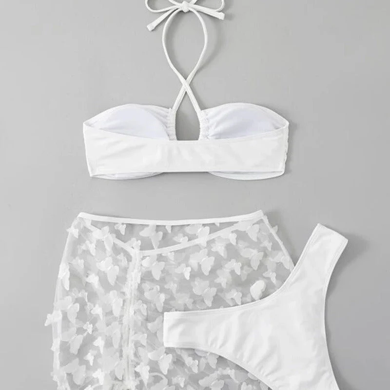 Sevyn Three Piece High Waist Bikini Swim Suit Set - Image 3