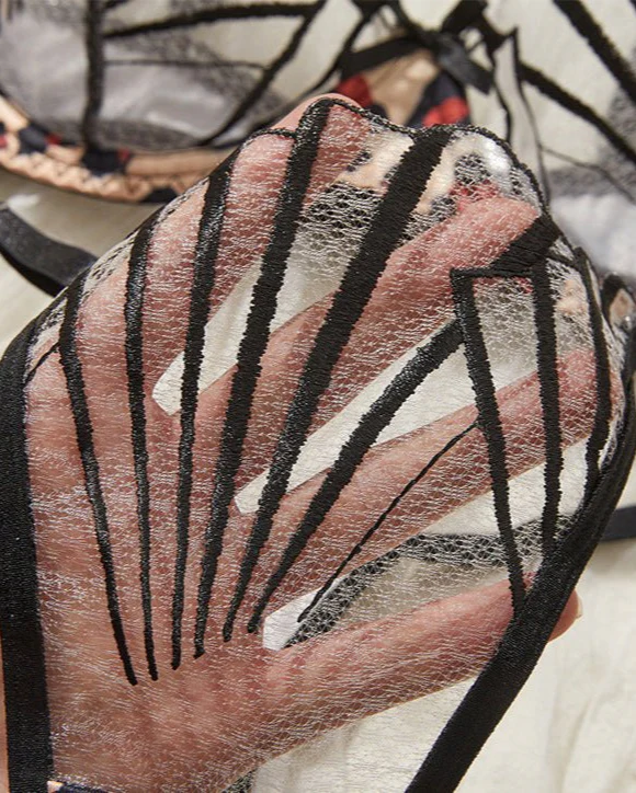 The Virgin Myth Lace Illusion Bra & Thong Set - Image 3