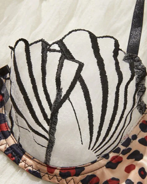 The Virgin Myth Lace Illusion Bra & Thong Set - Image 4