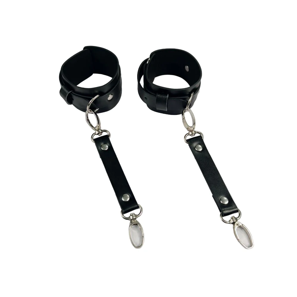 Reckless Nights Leather Handcuff Roleplay - Image 5